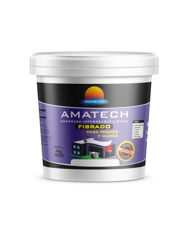 MEMBRANA LÍQUIDA AMATECH FIBRADO 4 KG