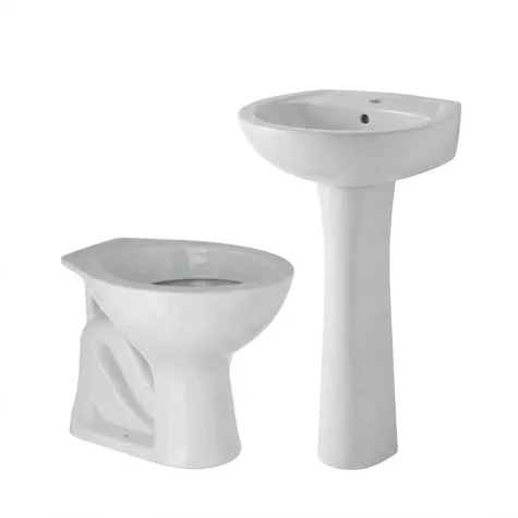 JUEGO BAÑO P/ CISTERNA ALTA DECA BLANCO